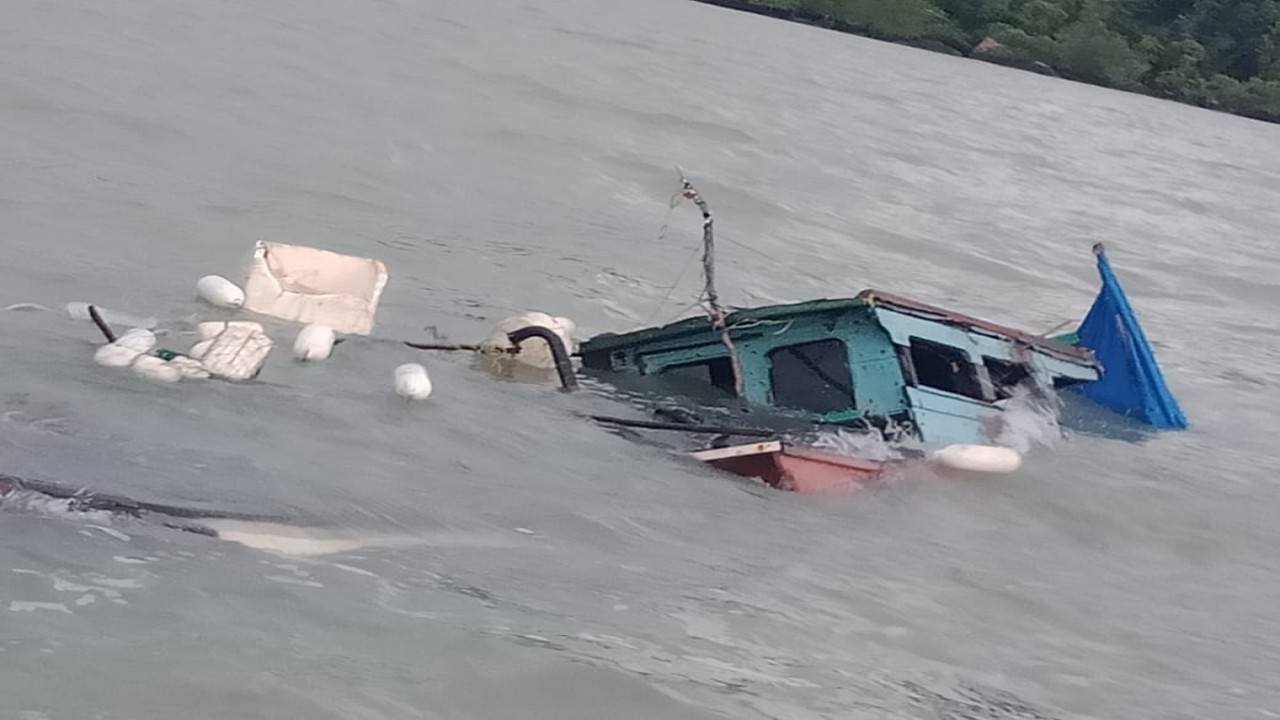 Ilustrasi kapal tenggelam/ist