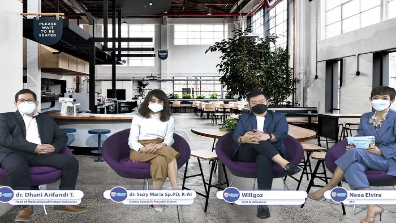 Kampanye #SantapAman Sanofi Pasteur Indonesia.