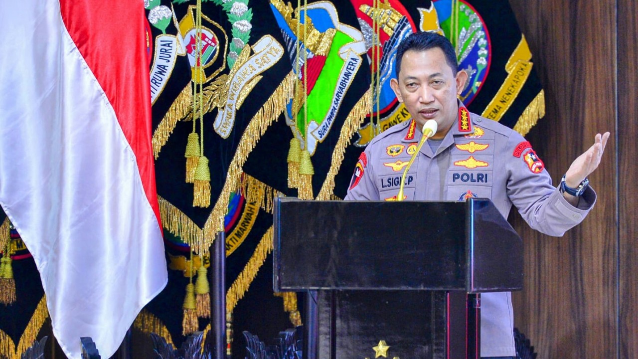 Kapolri Jenderal Listyo Sigit Prabowo.