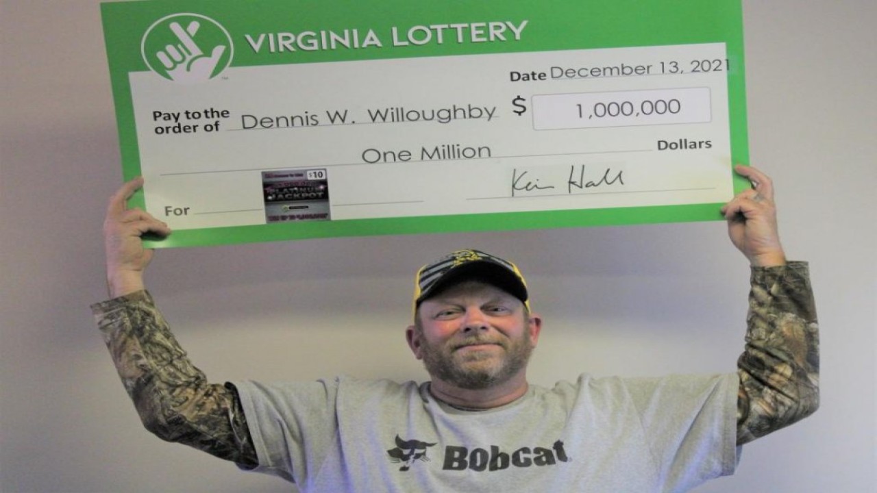 Dennis Willoughby menang lotere Rp14,2 miliar. (Virginia Lotere via UPI)