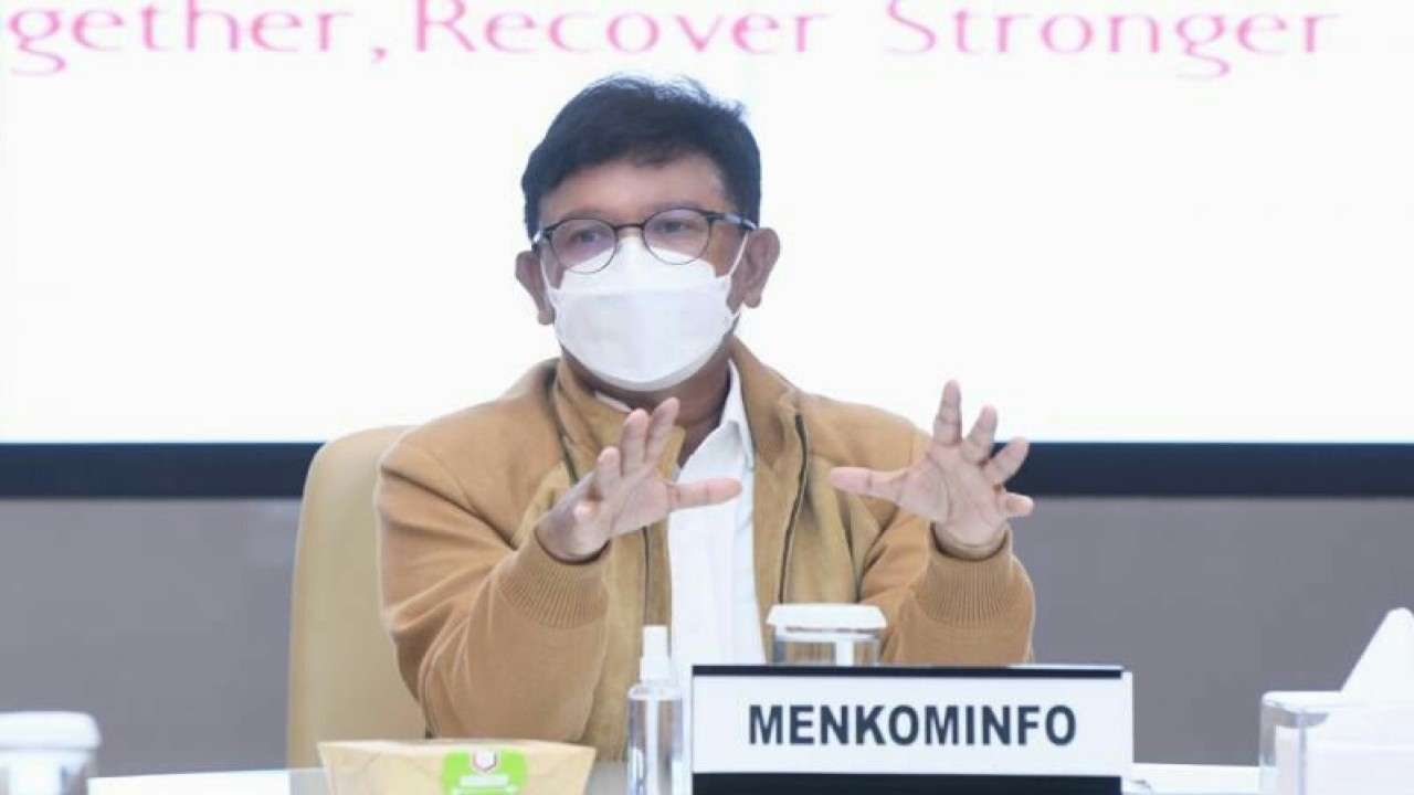 Menkominfo Johnny G Plate.