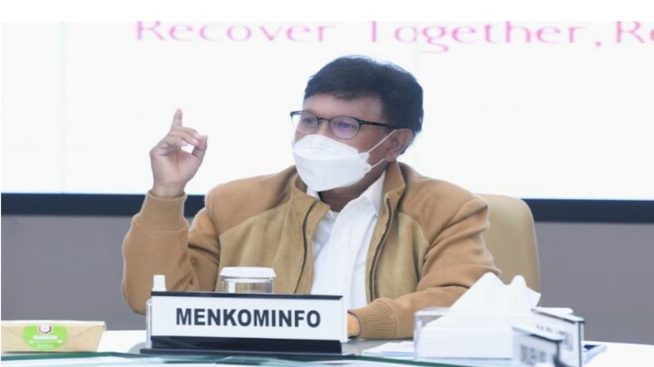 Menteri Komunikasi dan Informatika, Johnny G. Plate