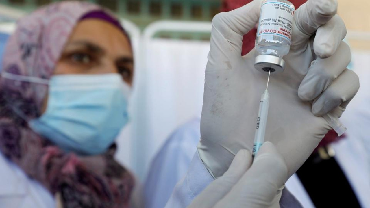 Ilustrasi Covid-19 varian Omicron. (TRT Wolrd)