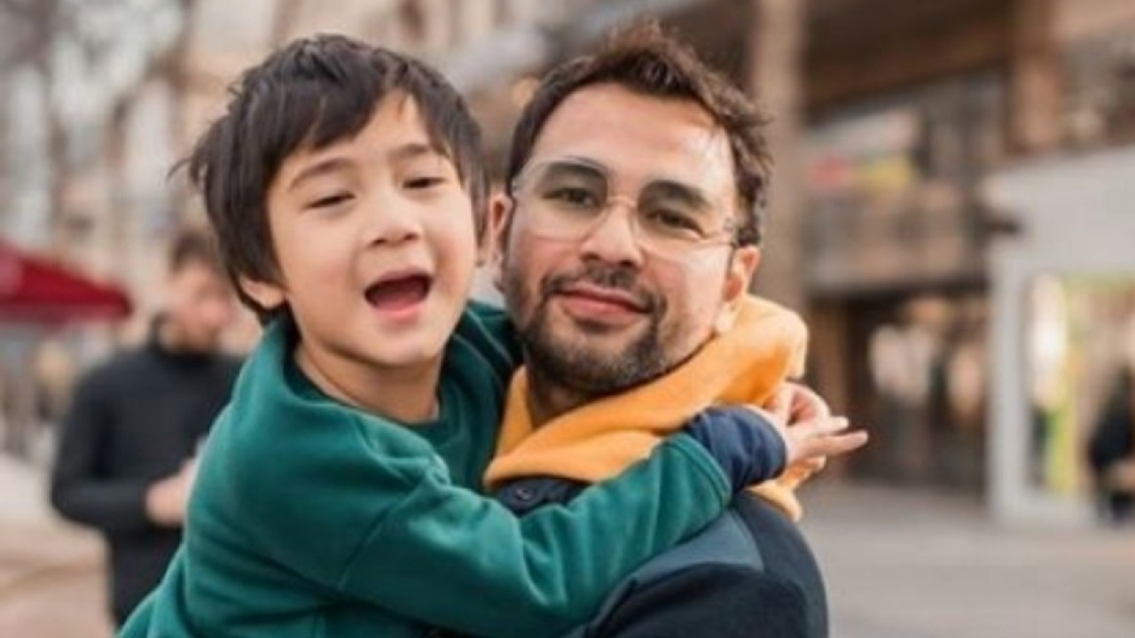 Raffi Ahmad dan Rafhatar. (net)