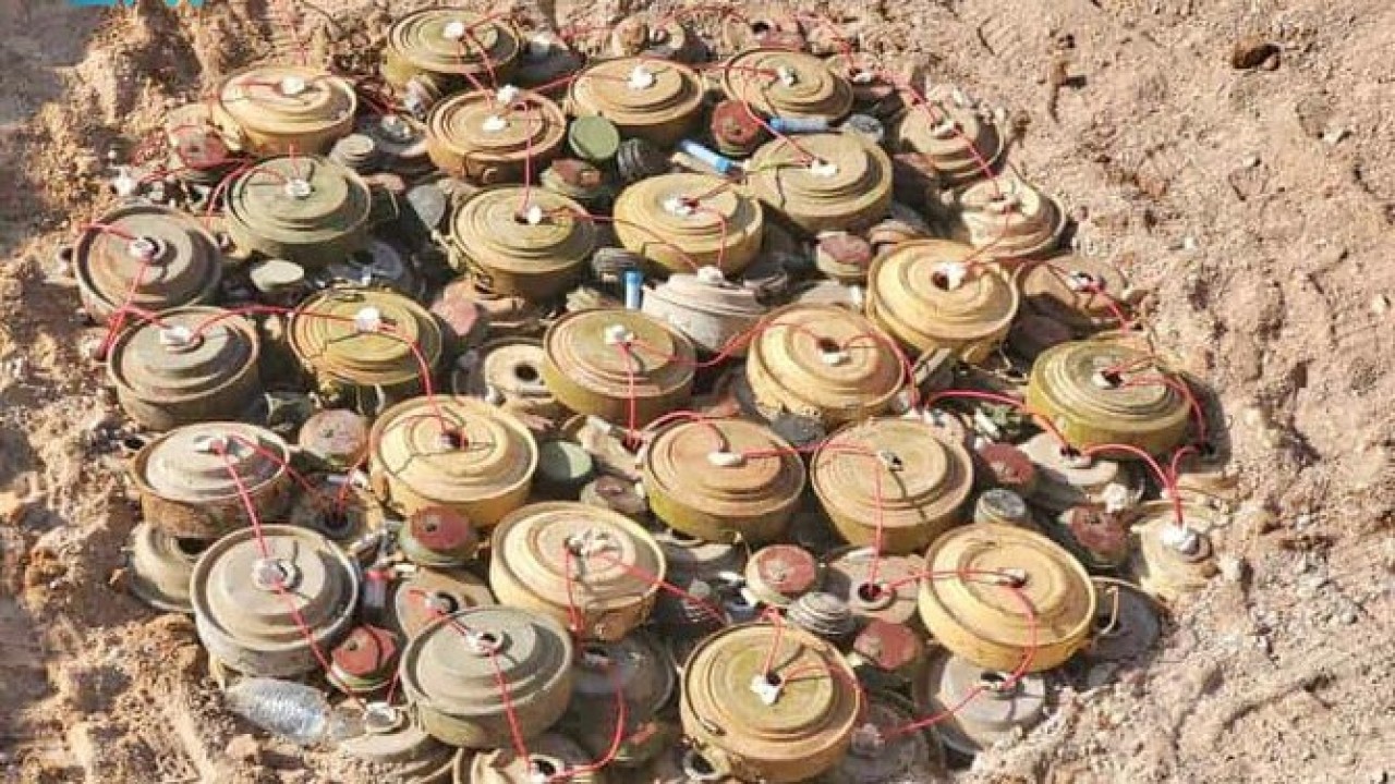 Pembersihan ranjau merupakan salah satu dari beberapa inisiatif yang dilakukan oleh Arab Saudi. (SPA)