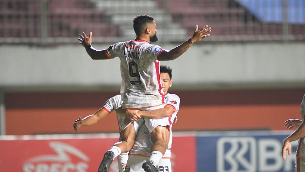 Selebrasi Skuad Borneo FC