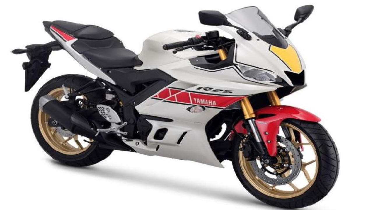 Yamaha R25 dengan livery spesial World Grand Prix 60th Anniversary. (Yamaha Indonesia)