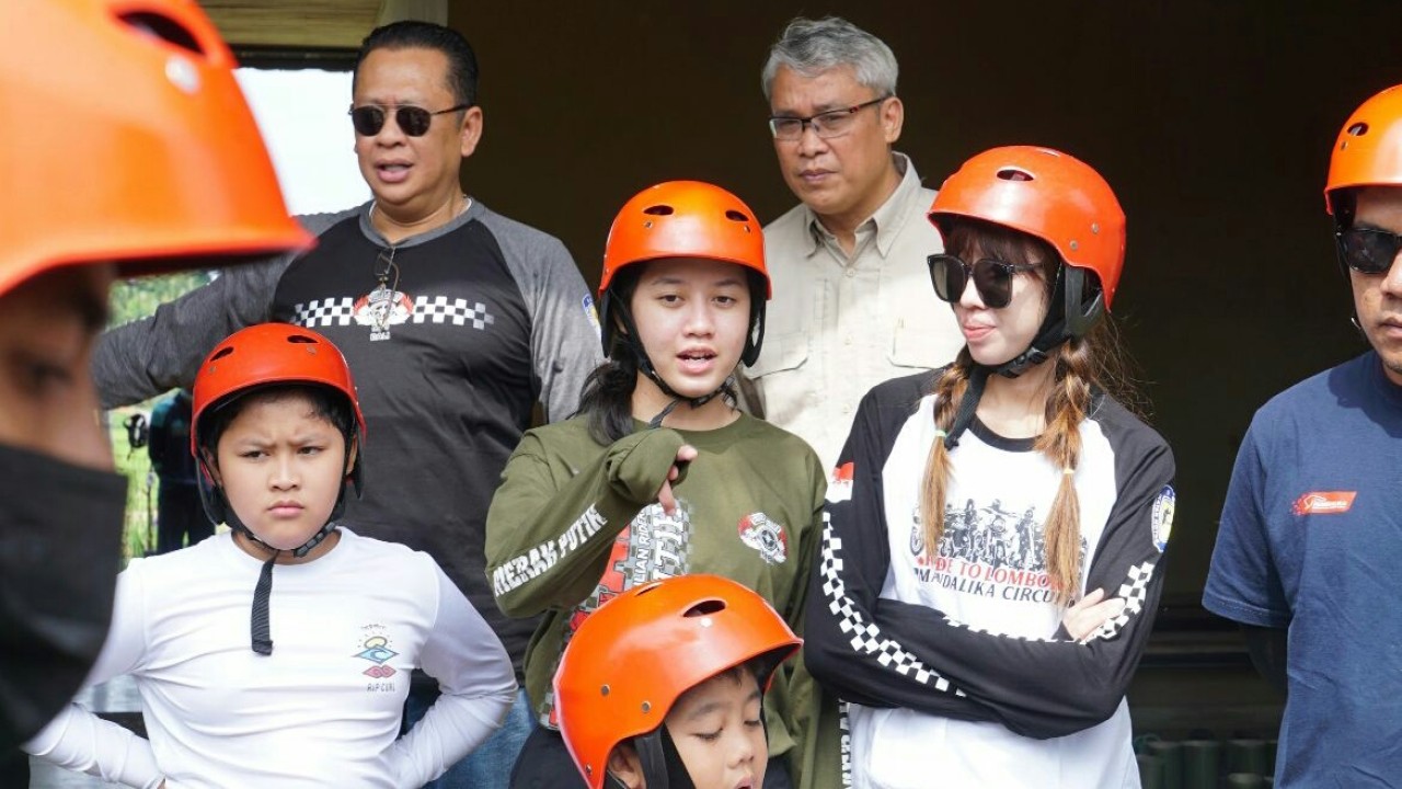 Bamsoet saat mengunjungi Kuber Bali Adventure.