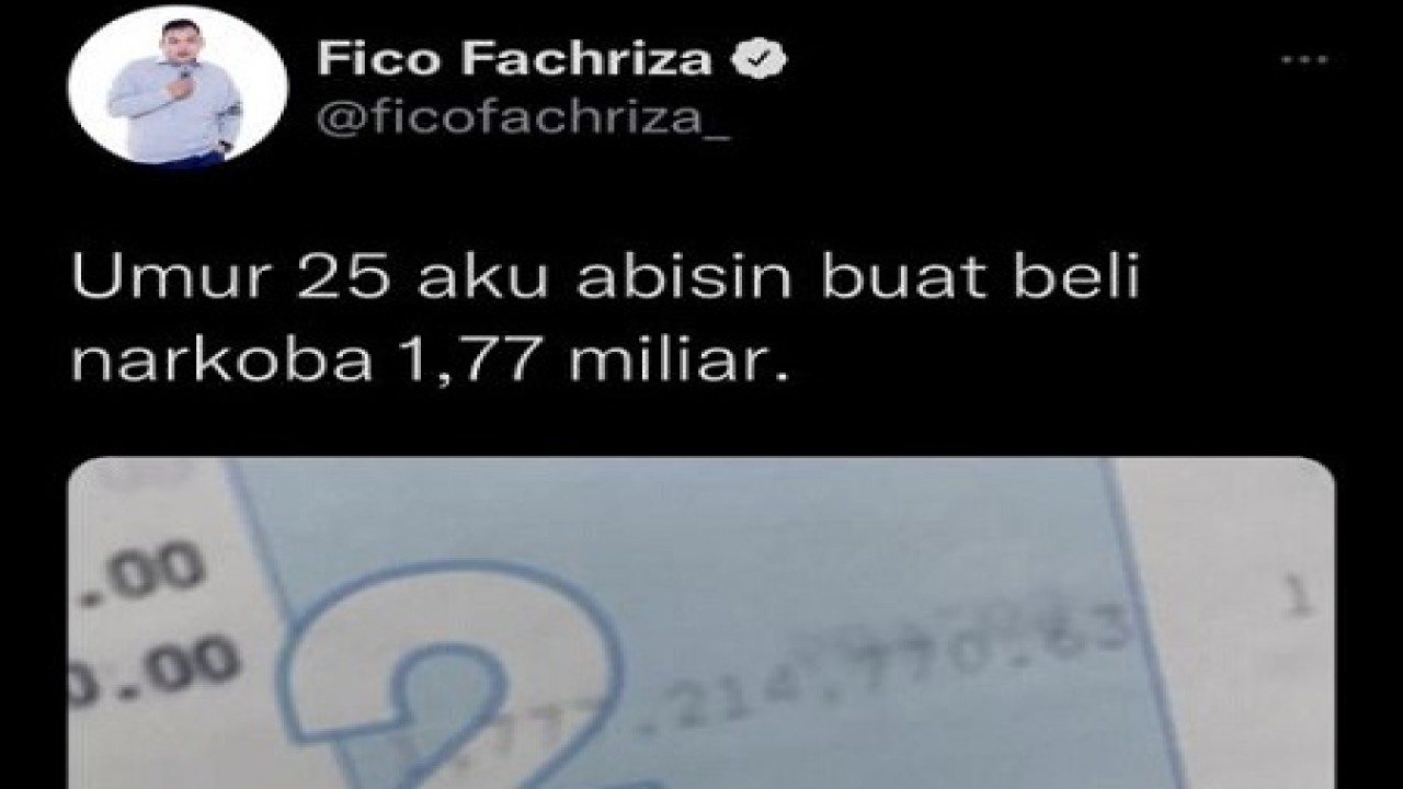 Cuitan twitter Fico Fachriza