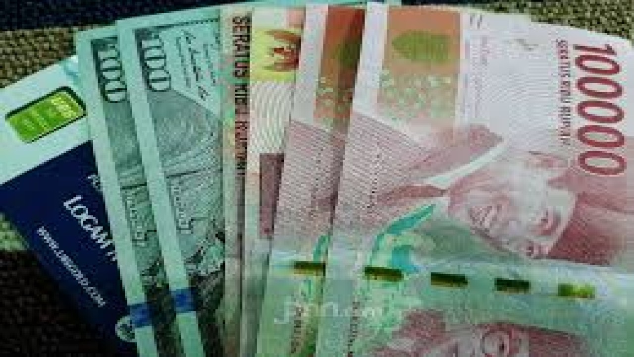Ilustrasi mata uang rupiah dan dolar AS/ist