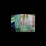 Ilustrasi mata uang rupiah dan dolar AS-1641982993