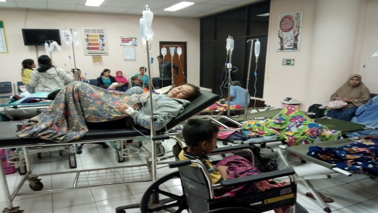 Ilustrasi warga dirawat akibat keracunan mkanan/ist