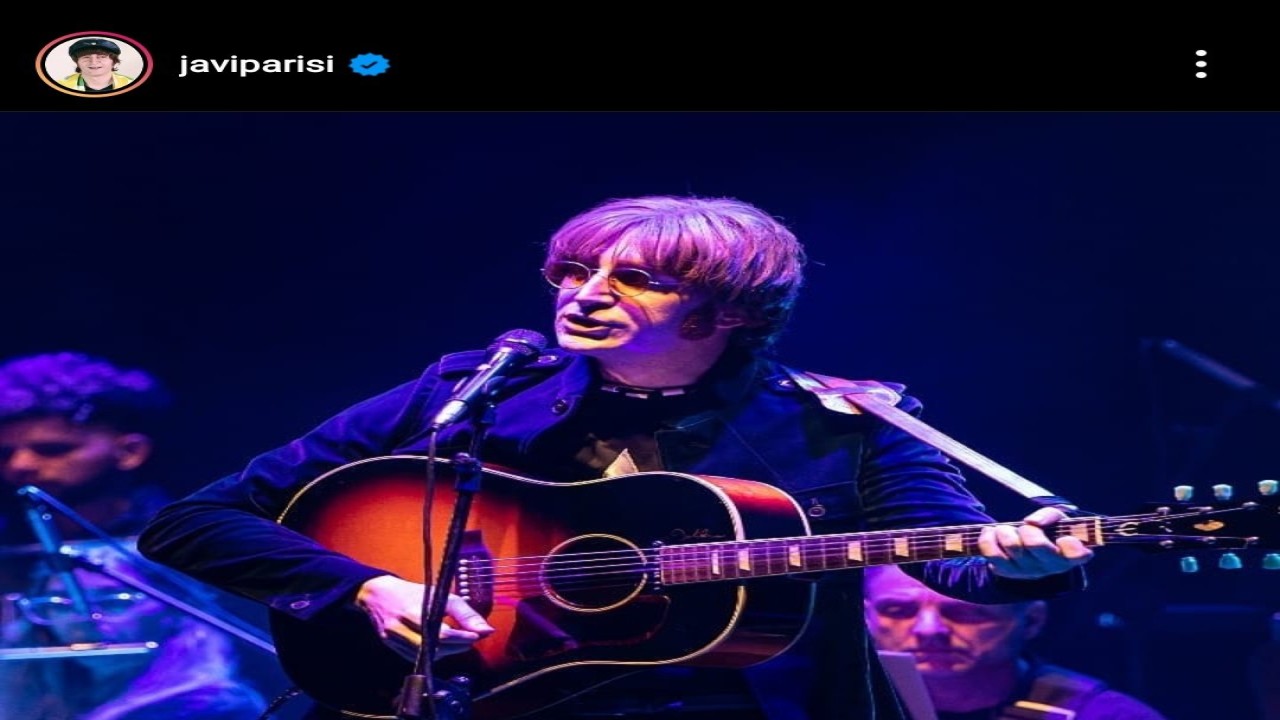 Javier Parisi yang disebut-sebut sangat mirip dengan John Lennon/ist