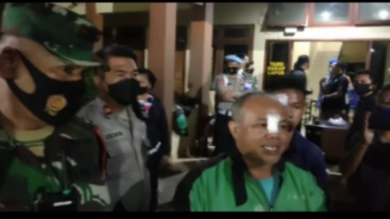 Korban pemukulan. (Okezone)