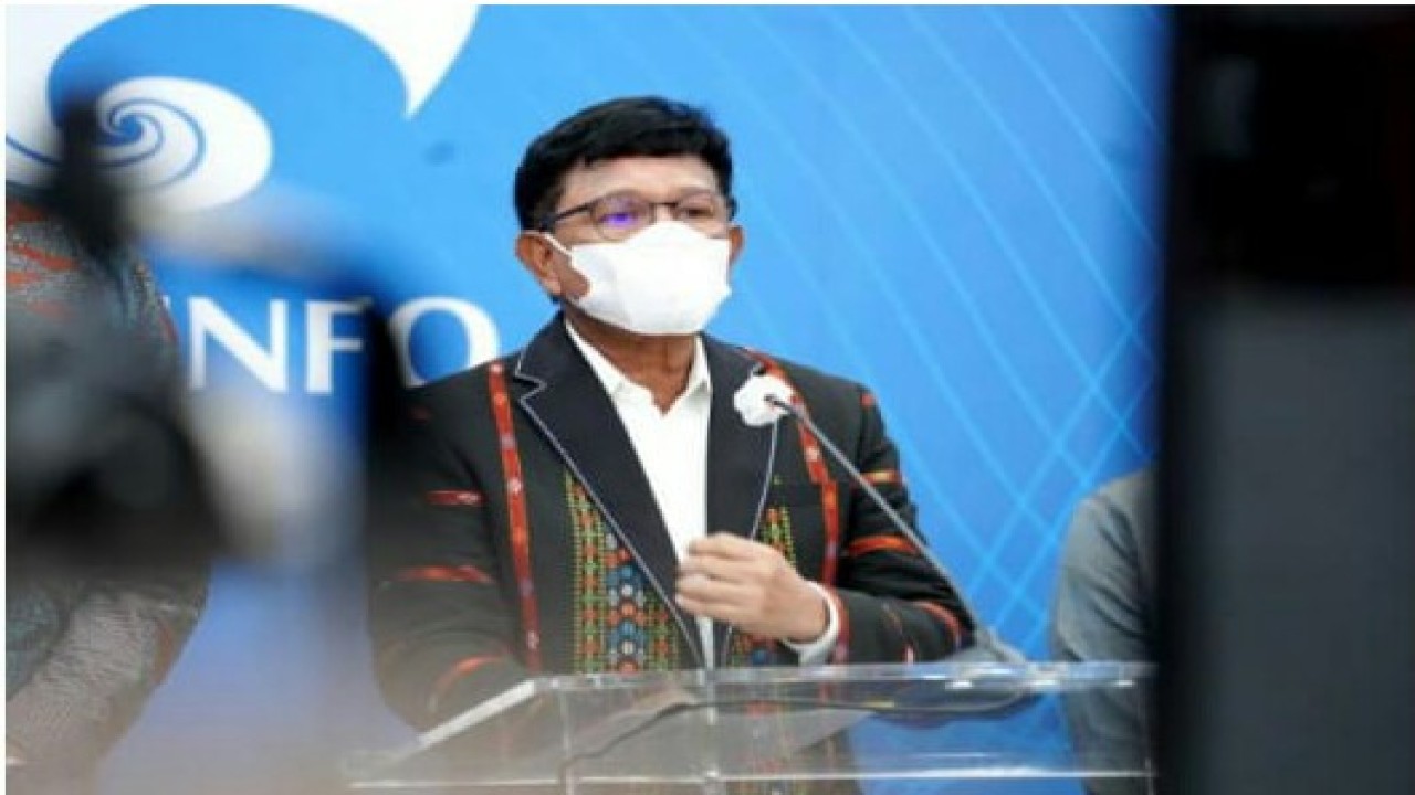 Menteri Komunikasi dan Informatika Johnny G. Plate