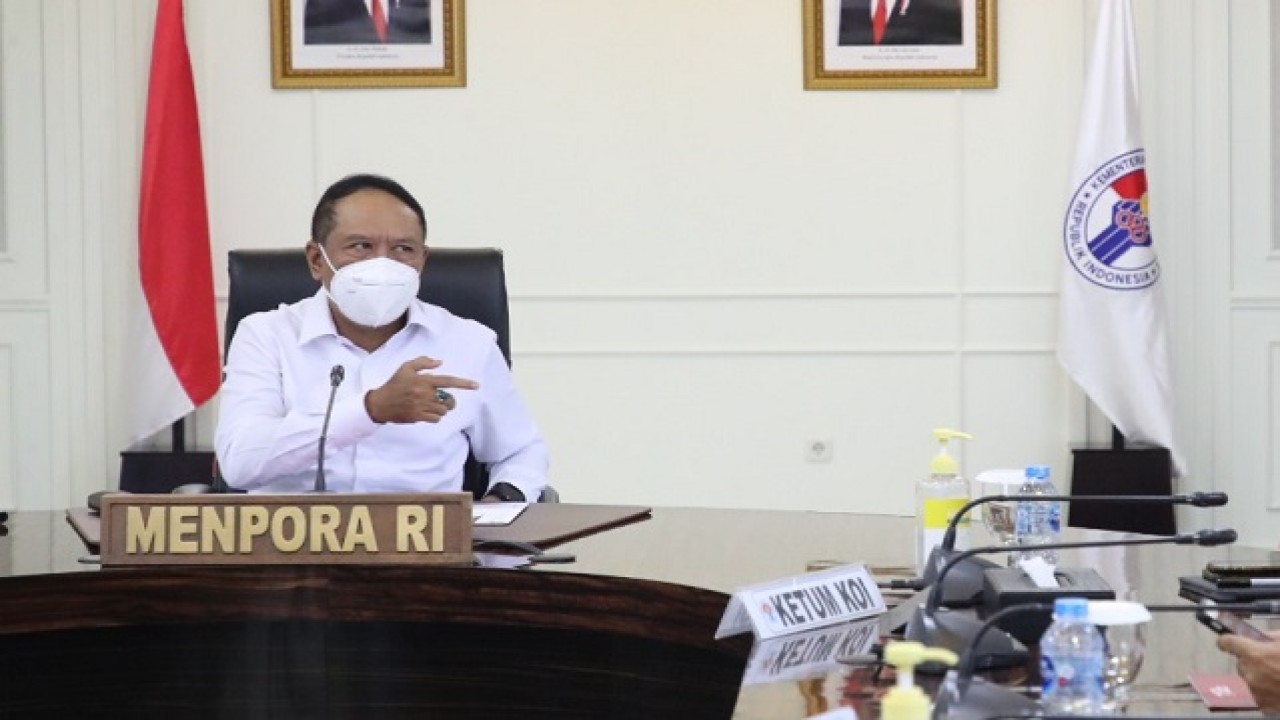 Menteri Pemuda dan Olahraga (Menpora) Zainudin Amali