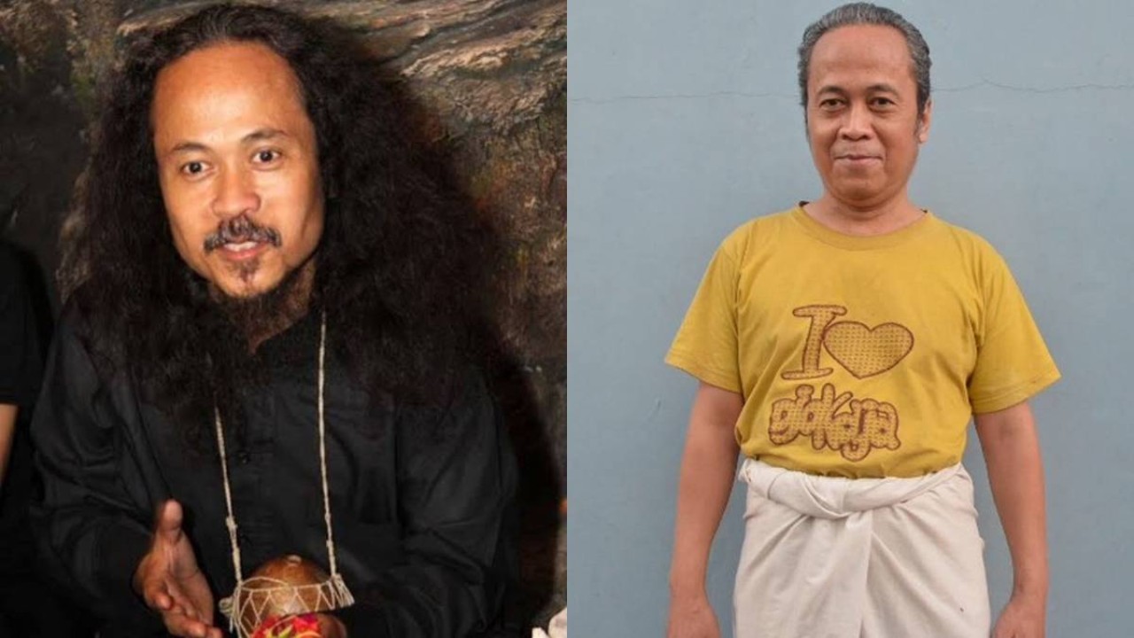 Penampilan Ki Joko Bodo sebelum (kiri) dan sesudah memutuskan hijrah/ist