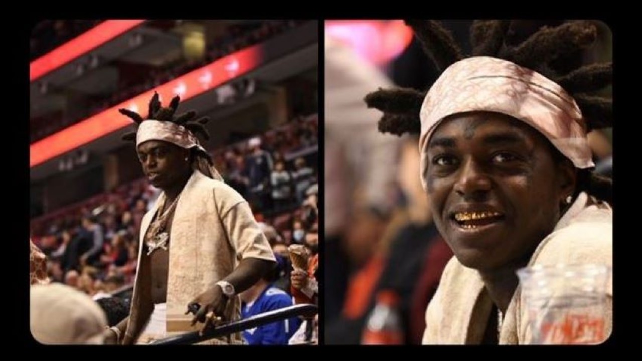 Pasangan rapper itu diduga berhubungan intim. (Twitter @NHL)