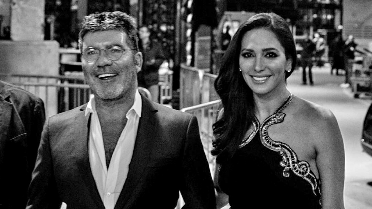 Simon Cowell dan Lauren Silverman. (Instagram)