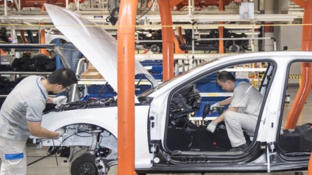 Ilustrasi ekspor mobil China meningkat dua kali lipat dari tahun ke tahun. (South China Morning Post)