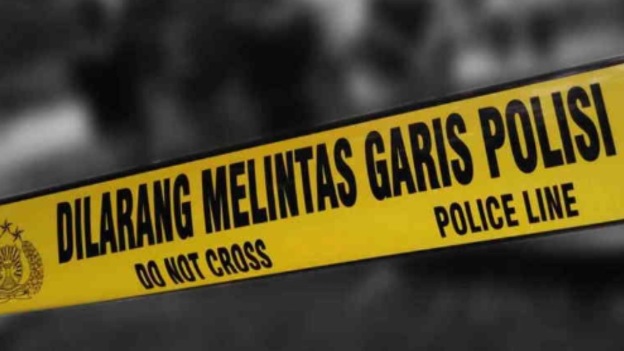Garis polisi di tempat kejadian perkara/ist