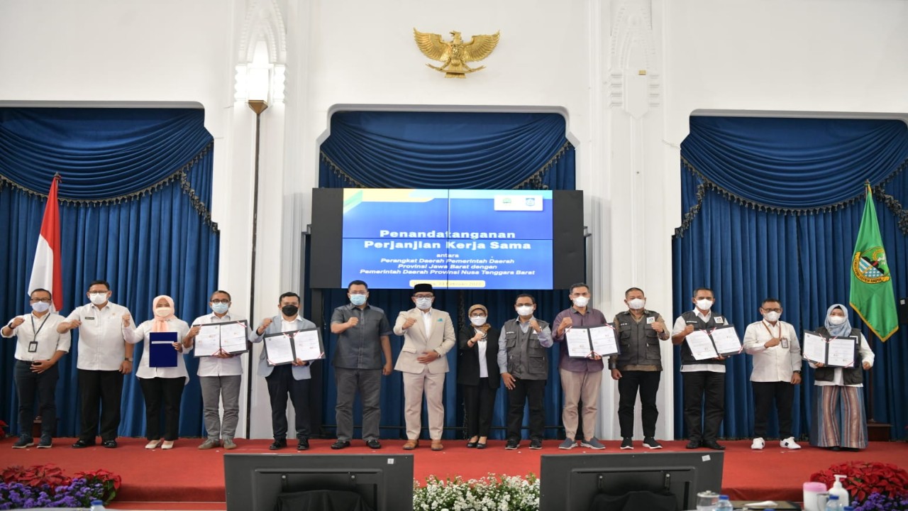 Kerjasama antara Pemprov Jabar dan Pemprov NTB. (Foto Pemprov Jabar)