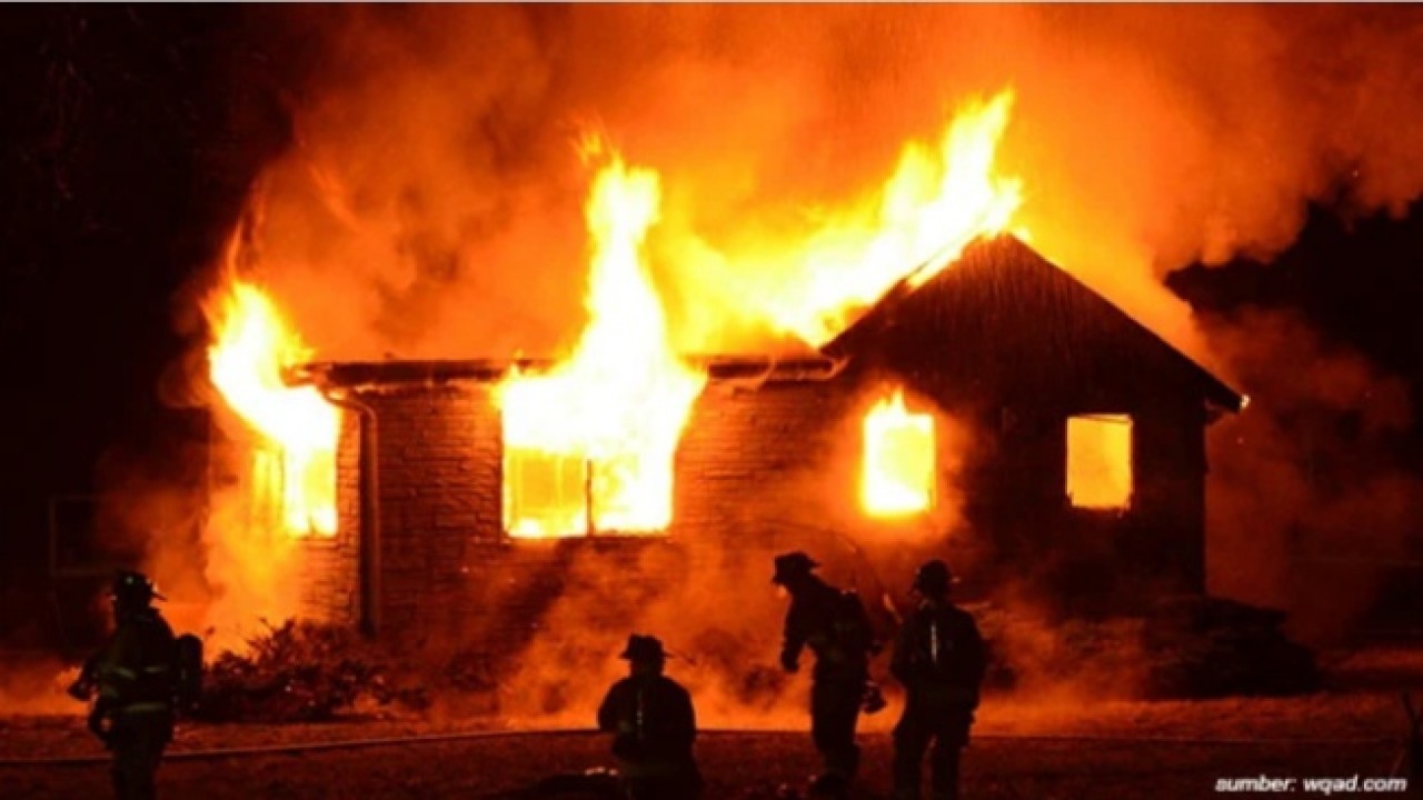 Ilustrasi kebakaran. (Istimewa)