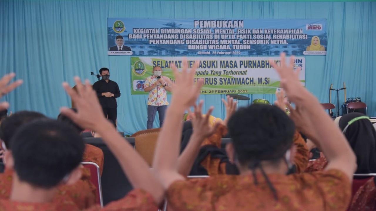 Pelatihan Bagi Penyandang Disabilitas di Cimahi. (Foto: Humas Jabar)