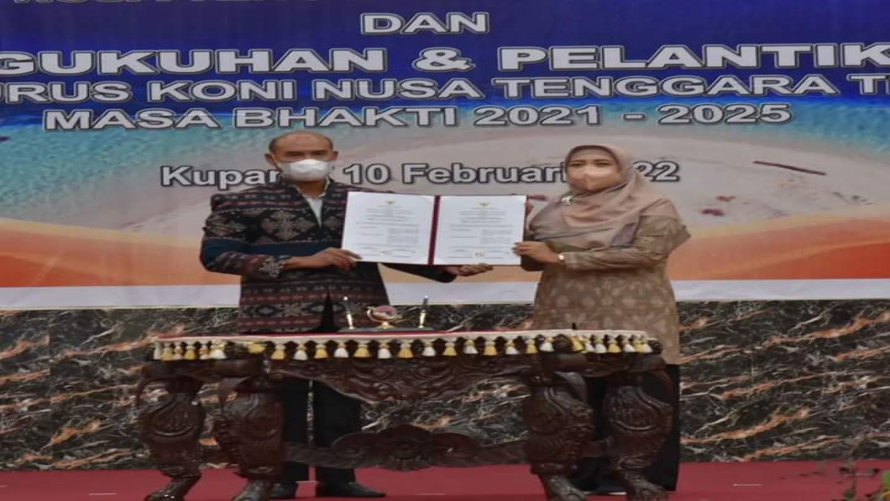 Gubernur NTT, Viktor Bungtilu Laiskodat dan Wakil Gubernur NTB, Sitti Rohmi Djalilah. Foto (istimewa)