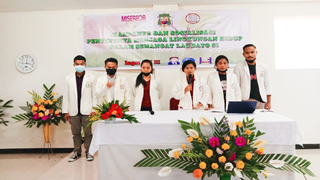 Prodi Teologi Unika St. Paulus  Ruteng Gelar Sosialisasi Literasi Ekologi dan Child Protection pada Sabtu (26/2/2022)