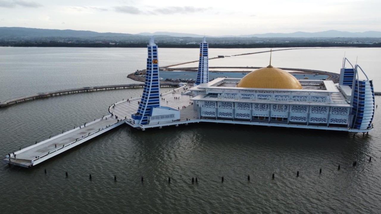 Puncak perayaan Hari Pers Nasional 2022 digelar di Masjid Terapung Kendari/ist