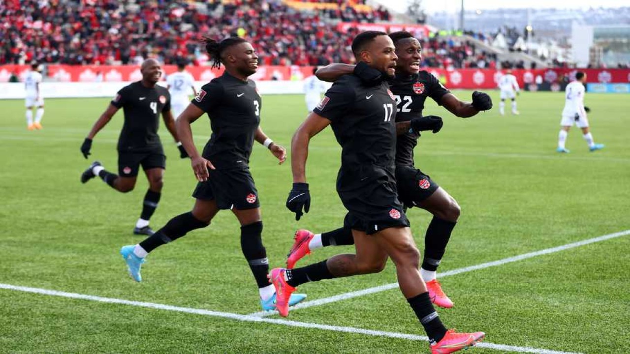 Selebrasi Timnas Kanada