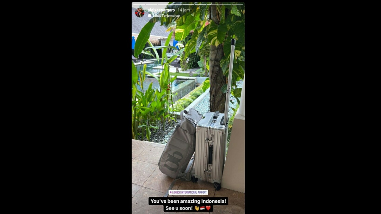 Unggahan Aleix Espargaro di InstaStory.