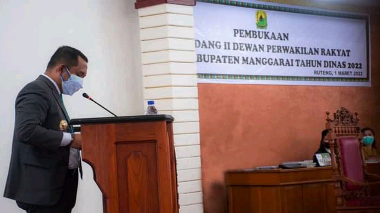 Bupati Manggarai, Herybertus GL Nabit. Foto (istimewa)