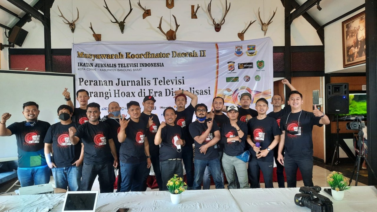 Jurnalis yang tergabung dalam IJTI Korda CIMAHI