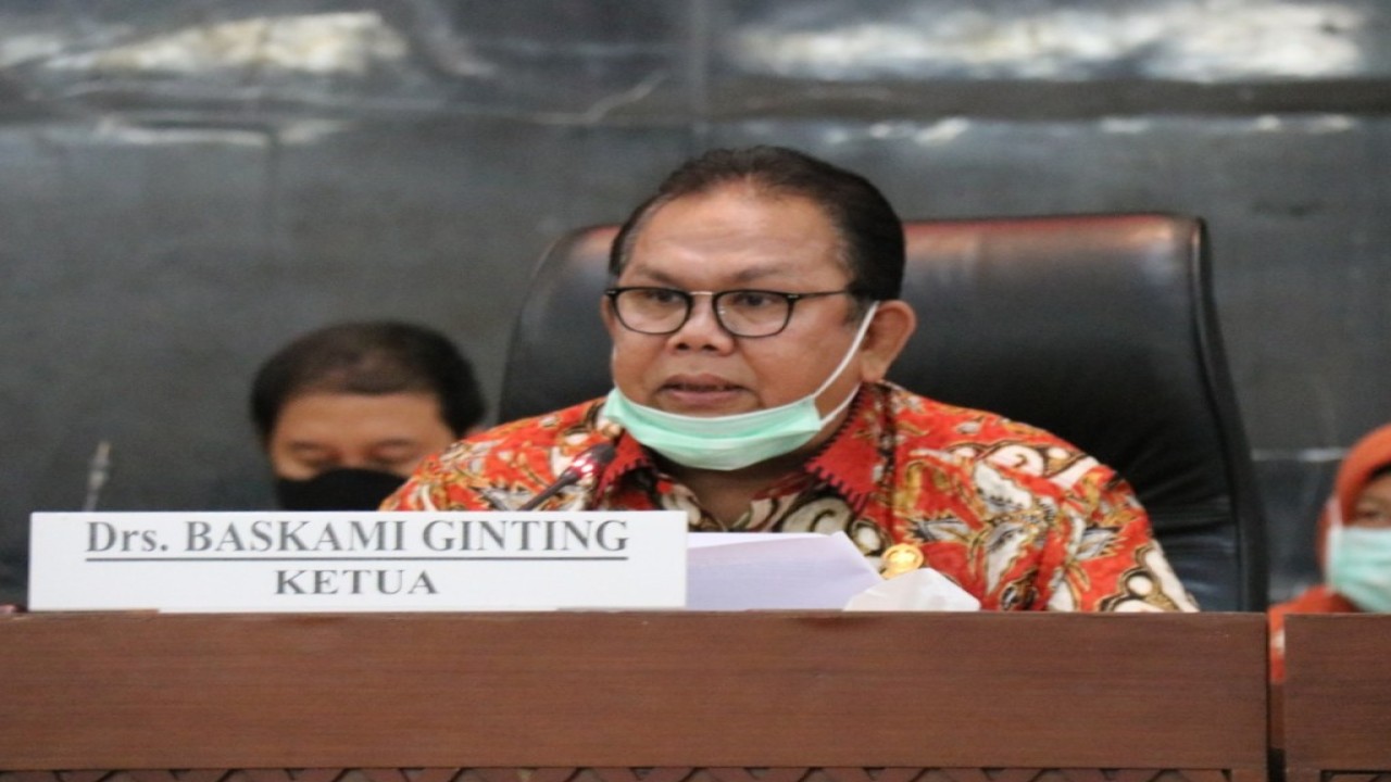 Ketua DPRD Sumut Baskami Ginting/ist