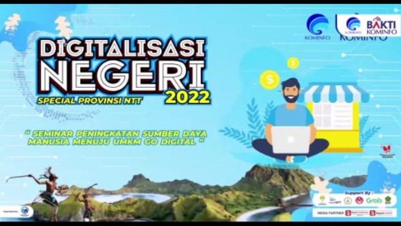 Bakti Kominfo dan Kominfo RI mengadakan seminar virtual di Labuan Bajo, Senin(14/3/2022). Foto (istimewa)