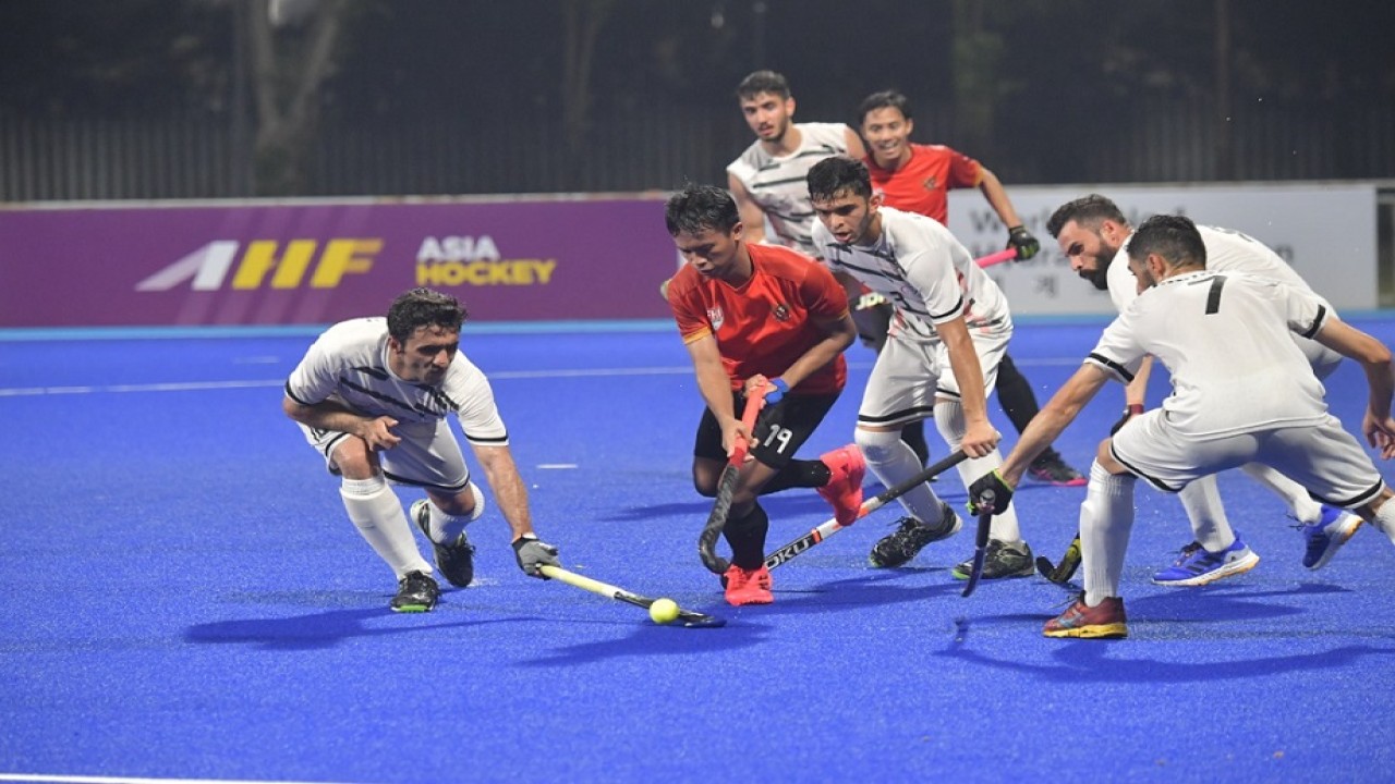 Laga Hoki Indonesia vs Iran