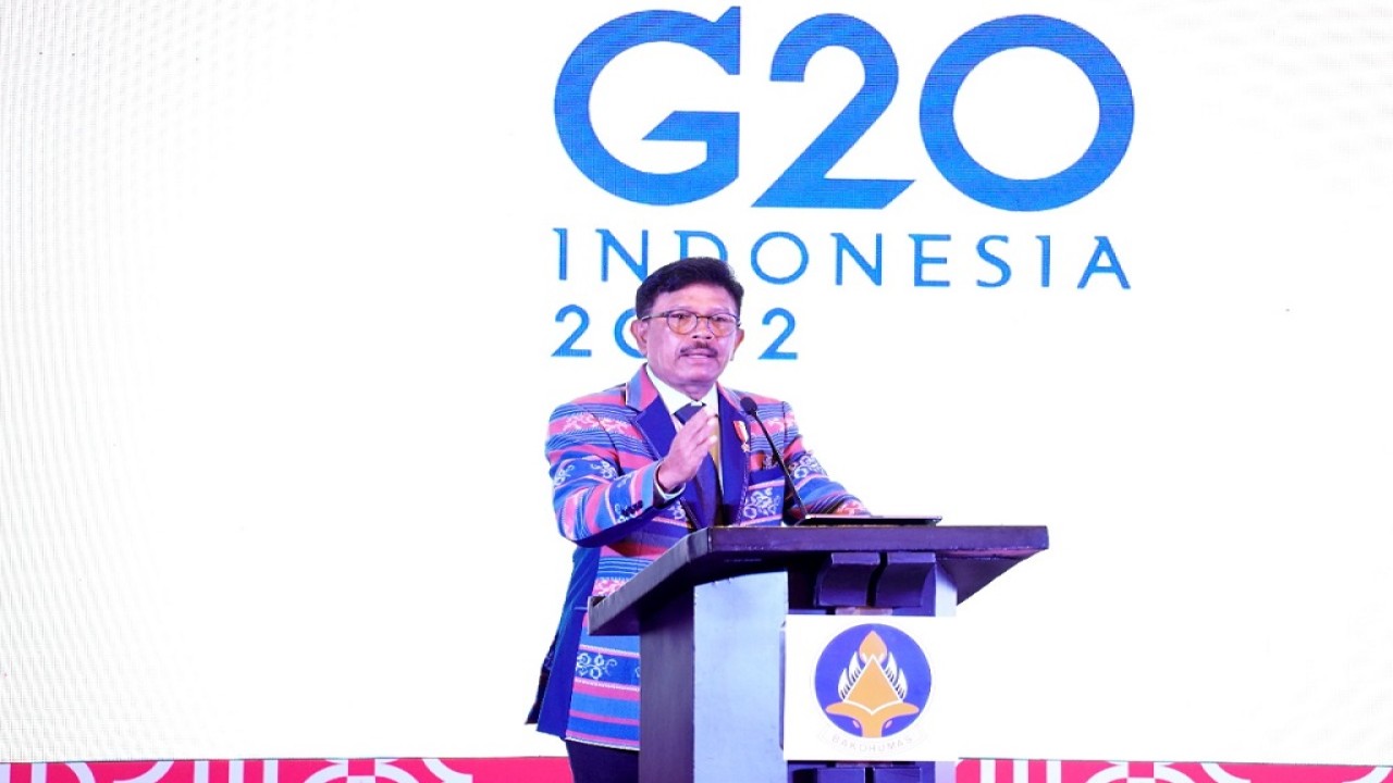 Menteri Komunikasi dan Informatika Johnny G. Plate