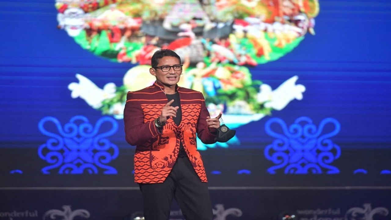 Menteri Pariwisata dan Ekonomi Kreatif (Menparekraf) Sandiaga Uno
