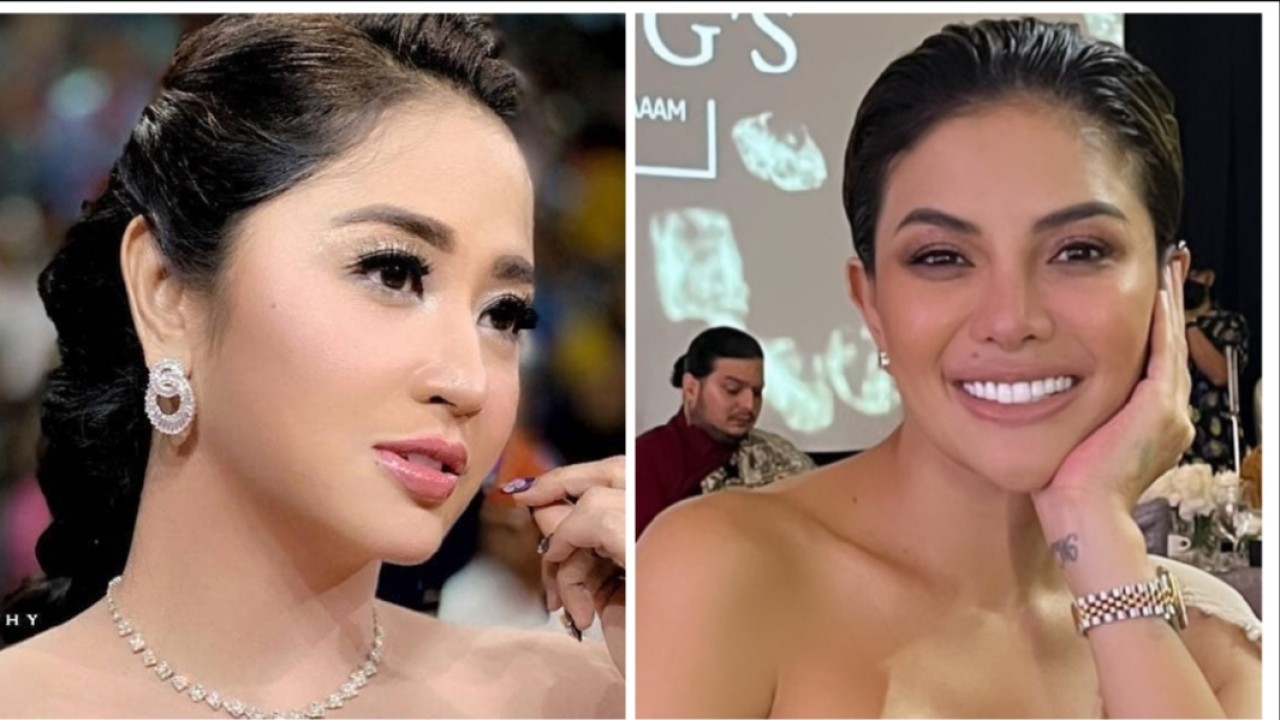 Nikita Mirzani dan Dewi Perssik/kolase