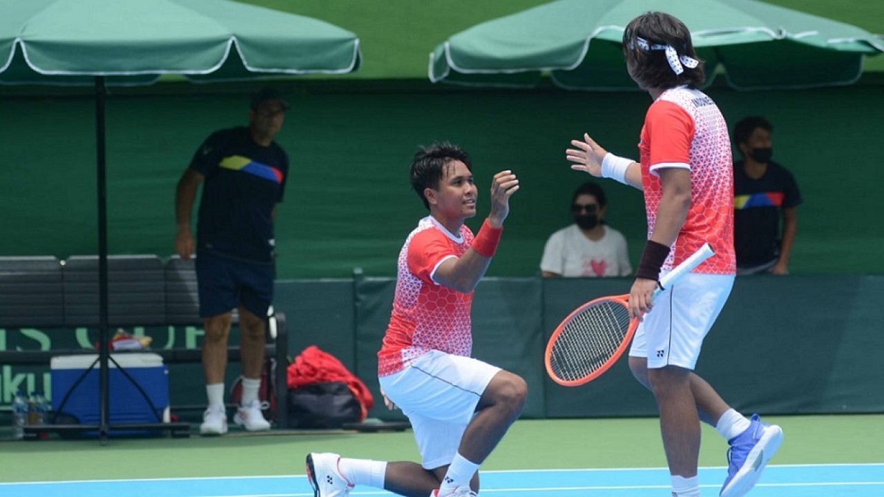 Pasangan Christopher Rungkat/M. Rifqi Fitriadi