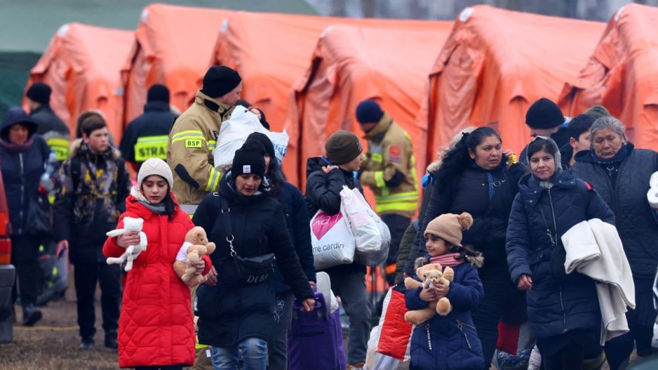 Jutaan pengungsi saat ini telah meninggalkan Ukraina. (Reuters)