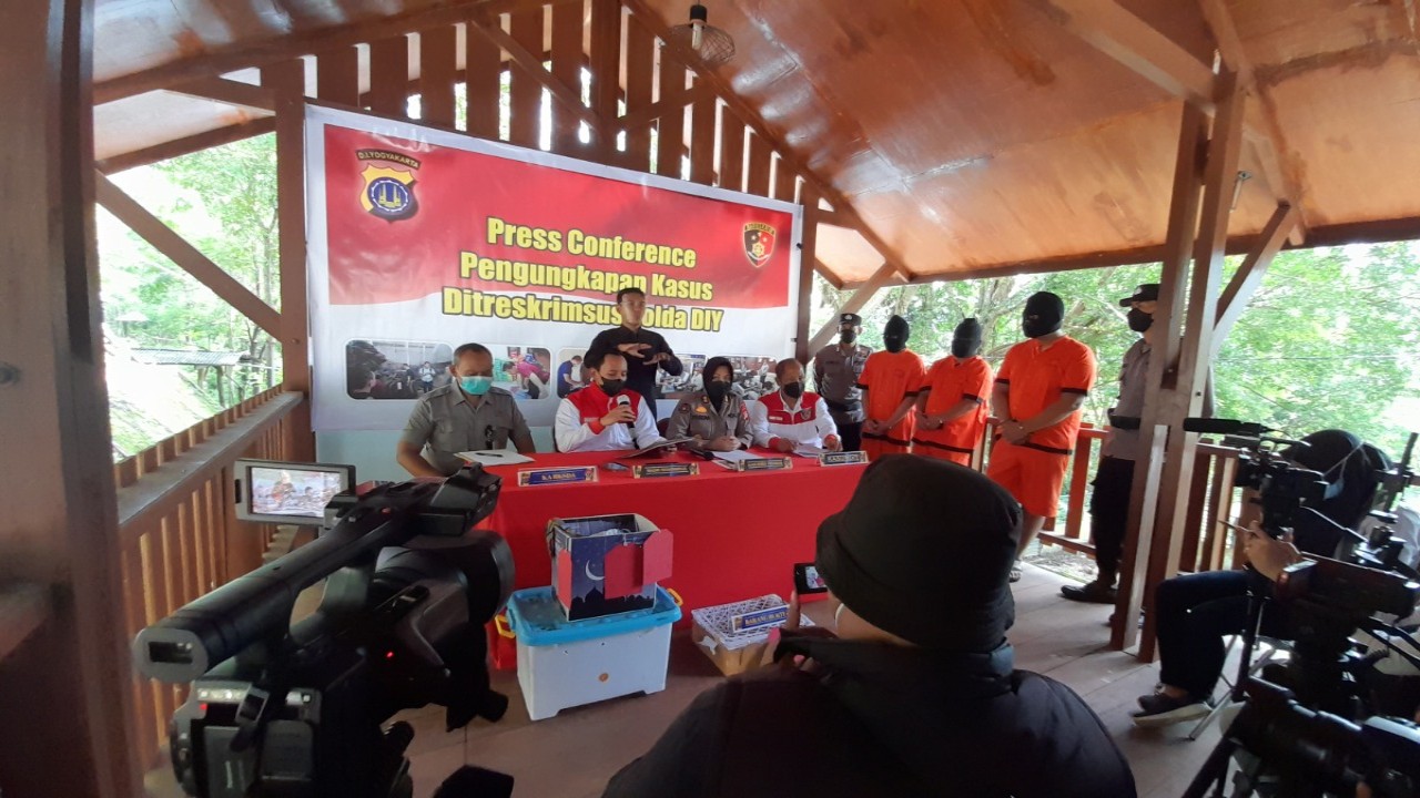 Press conference Pengungkapan Kasus