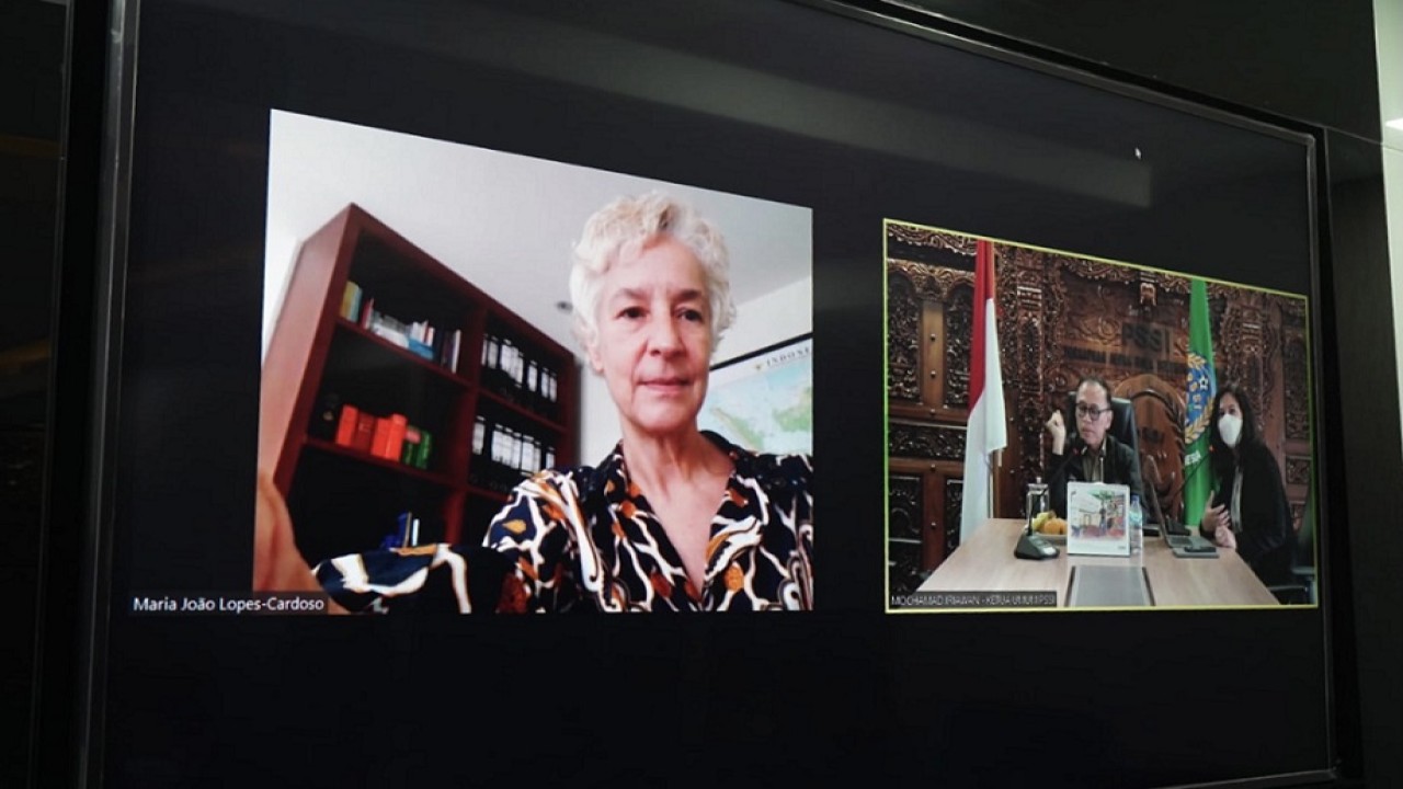 Rapat virtual PSSI dengan Duta Besar Portugal