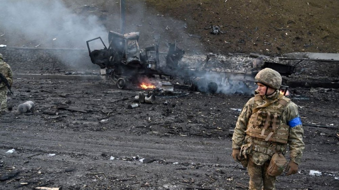 Tentara Rusia dituding telah melakukan genosida di Ukraina sejak invasi Rusia dimulai pada 24 Februari. (Getty Images)