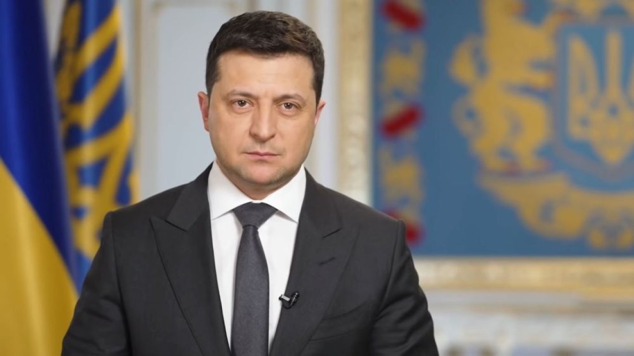 Presiden Ukraina Volodymyr Zelensky. (Daily Sabah)