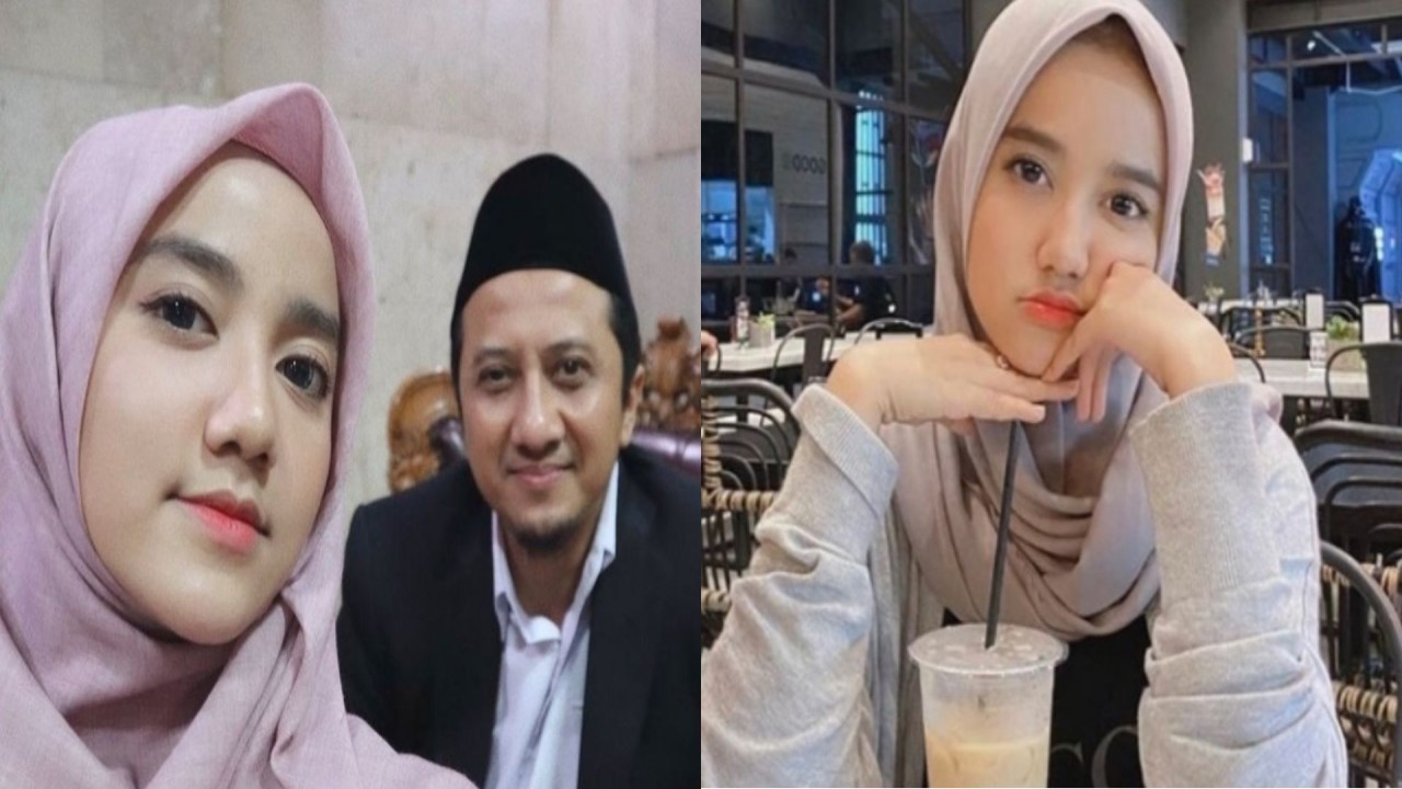 Ustaz Yusuf Mansur dan putrinya Wirda Mansur/ist