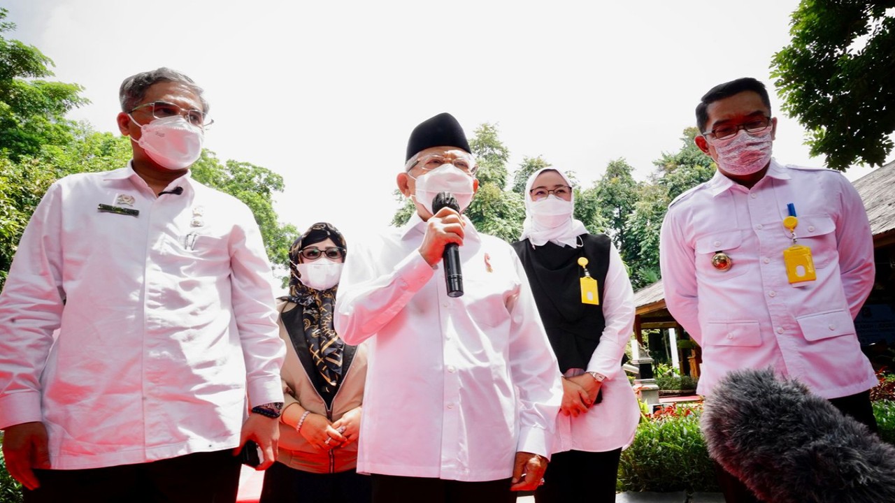 Wapres K.H. Ma'ruf Amin, perluas pasar UMKM dan hasil Pertanian. (wapresri.go.id)
