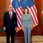 Dubes Rosan Roeslani bersama Ketua Dewan Perwakilan Rakyat (DPR) Amerika Serikat Nancy Pelosi/Instagram-1649247540